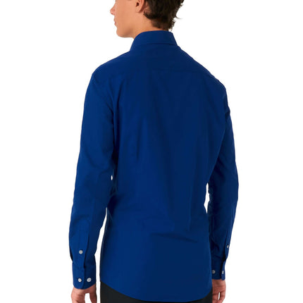 Mørkeblå skjorte dreng teenager <tc>OppoSuits</tc>