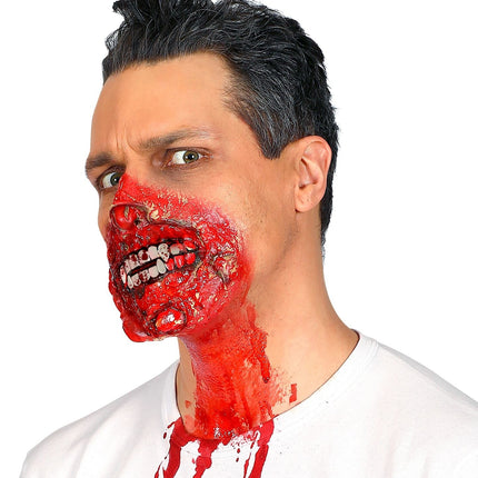 Rør med blod med tænder