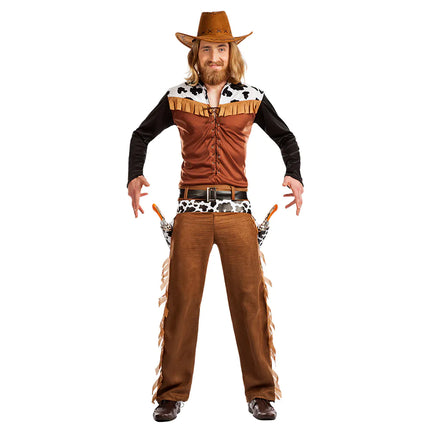 Cowboy kostume brun mænd