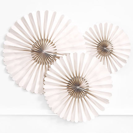 Papirvifter Beige sæt 23-40cm 3 dele