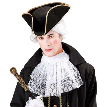 Sort guld spadserestok 108 cm