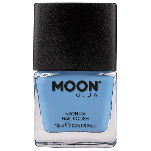 Moon Glow Pastel Neon UV-neglelak Pastelblå 14 ml