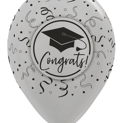 Balloner Congrats Graduation Mix 30cm 25stk