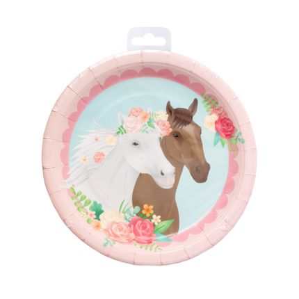 Hestetallerkener 23cm 8stk