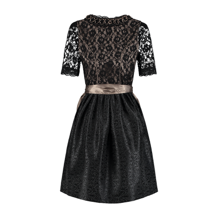 Sort Brun Dirndl Kjole Oktoberfest Damer