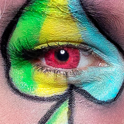 Røde farvede linser Crazy