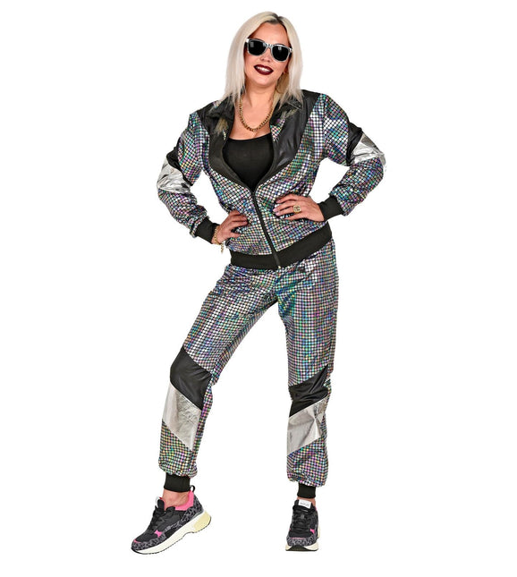 Neon 80S træningsdragt Fault Reflekterende