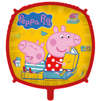 Peppa Pig Helium Balloon Square Empty 46cm