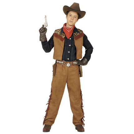 Cowboy kostume dreng 2 dele