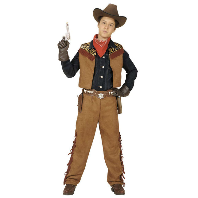 Cowboy kostume dreng 2 dele
