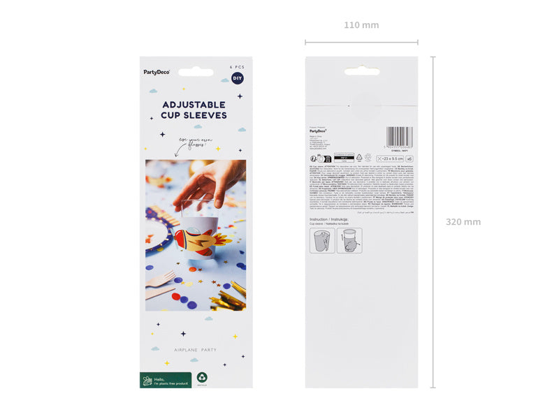 Space Bekerhulzen 23cm 6st