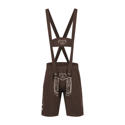 Mørkebrune læderbukser til mænd