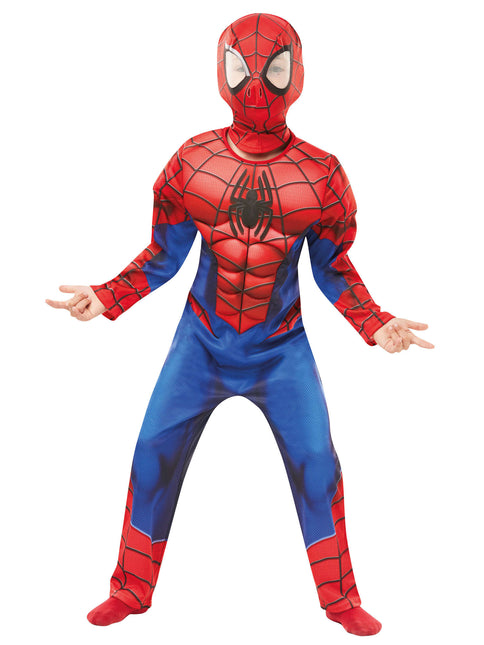 Spiderman Kostume Barn Deluxe