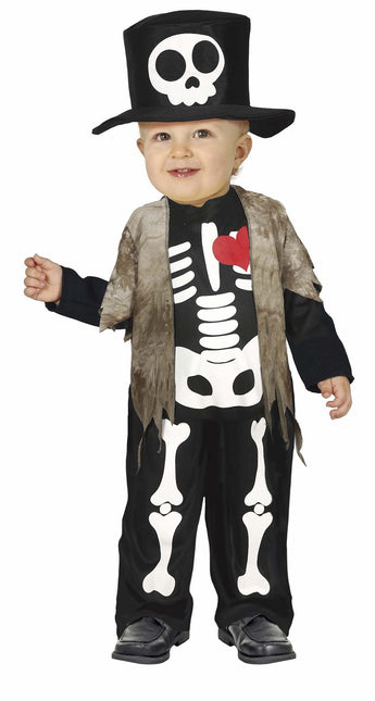 Halloween-kostume babyskelet