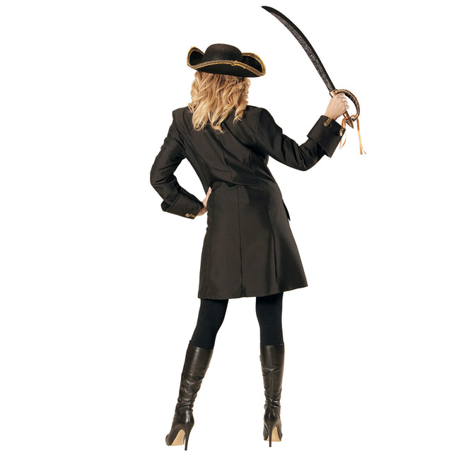 Piratjakke sort til damer