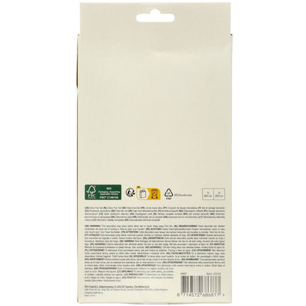 Happy Birthday papirvifter sort 3 stk