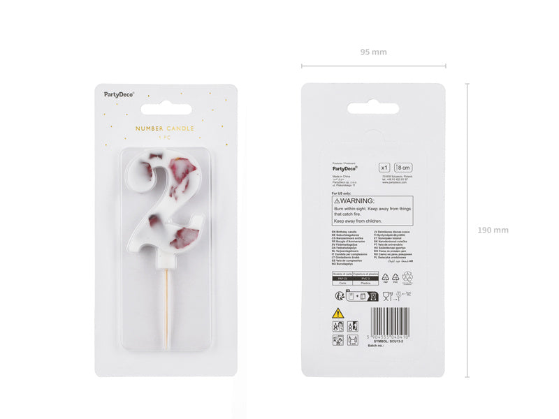 2 års stearinlysblade 8 cm