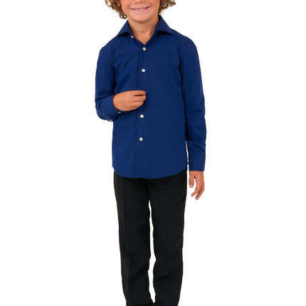 Mørkeblå skjorte, dreng <tc>OppoSuits</tc>