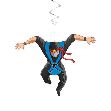 Ninja hængende dekoration 85 cm 2 stk