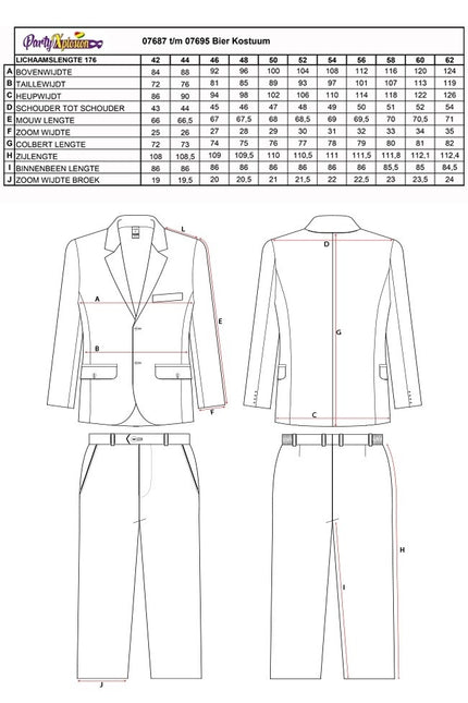 Øl-kostume til mænd