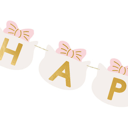 Happy Birthday-bogstavguirlande 2,8 m