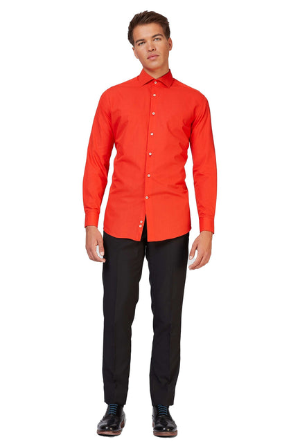 Rød skjorte mænd <tc>OppoSuits</tc>