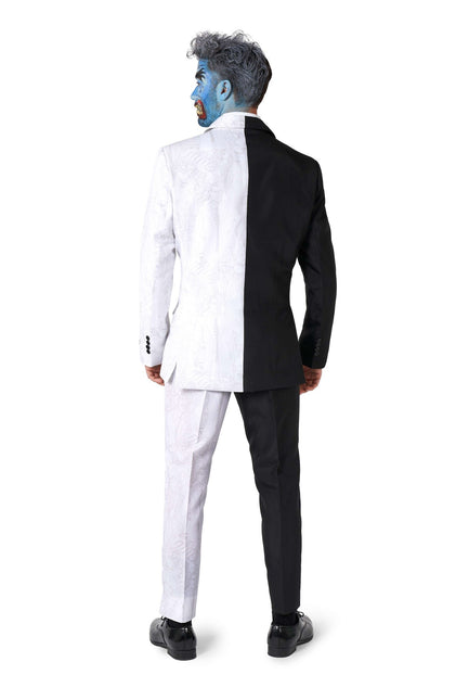 Two Face Black White Suit Men <tc>Suitmeister</tc>