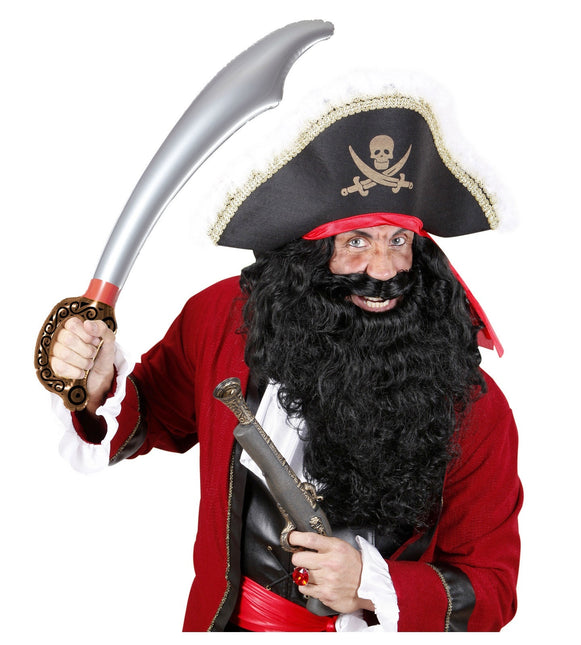 Oppusteligt piratsværd 75 cm