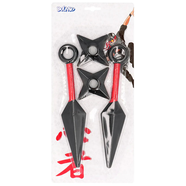 Ninja falske våben sæt dreng 4 dele