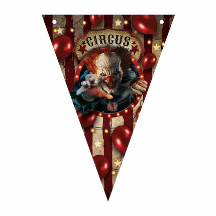 Halloween-guirlande Klovn 3m