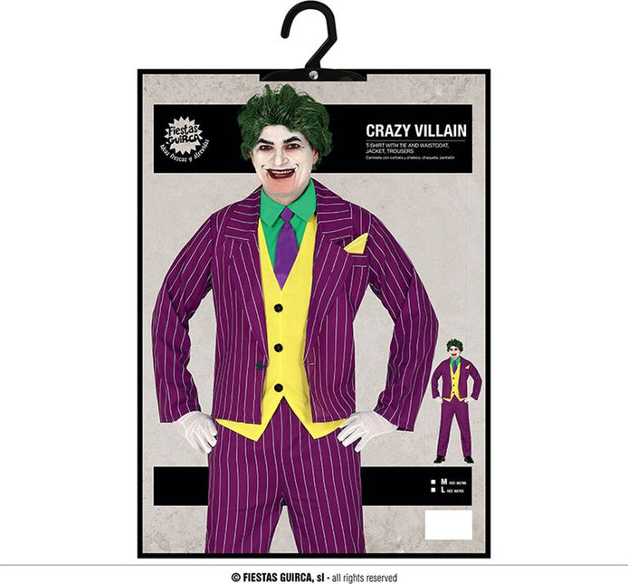 Joker Kostume Mænd Skurk