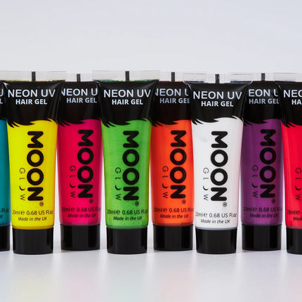 Moon Glow Neon UV Hair Gel Intense Pink 20 ml
