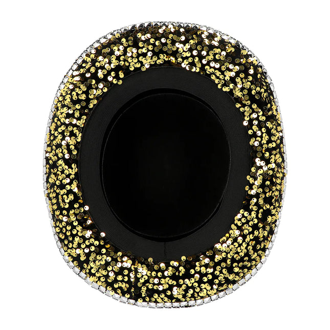 Guld Sølv Hat Pailletter
