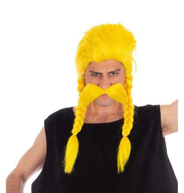 Unhygienix Asterix-paryk med overskæg