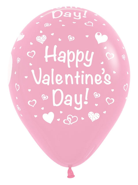 Balloner Happy Valentines Day Mix 30cm 25stk