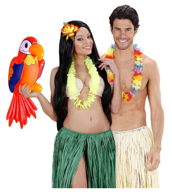 Oppustelig papegøje 60 cm