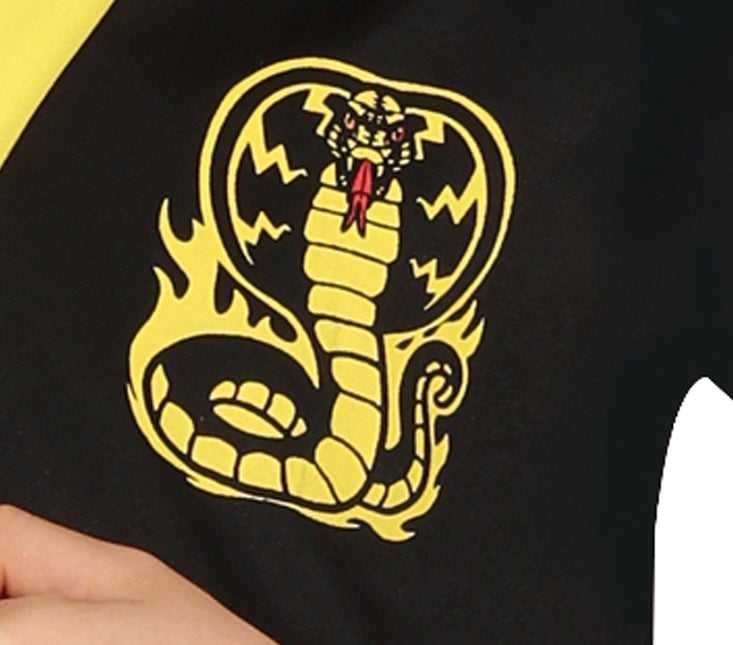 Ninja Kostume Sort Gul Dreng