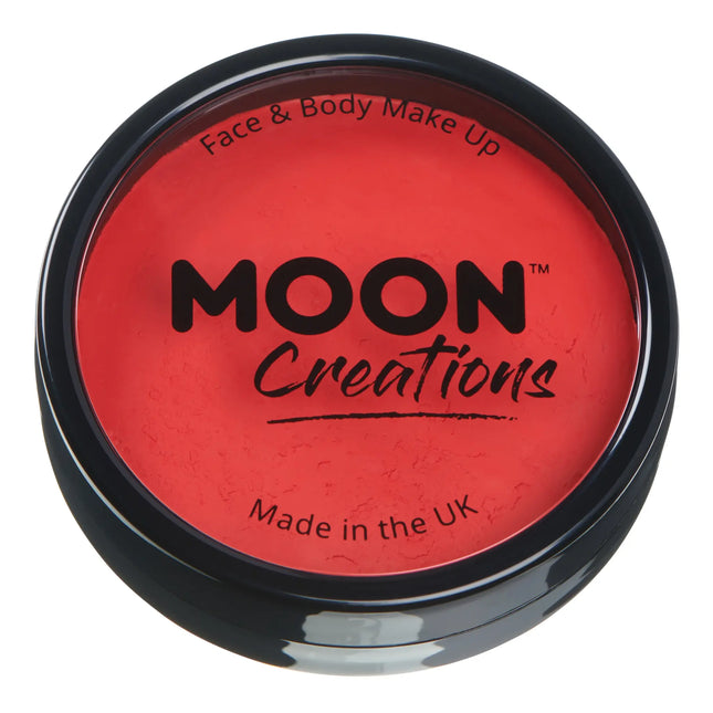 <tc>Moon Creations</tc> Pro Face Paint Cake Pots Bright Red 36g