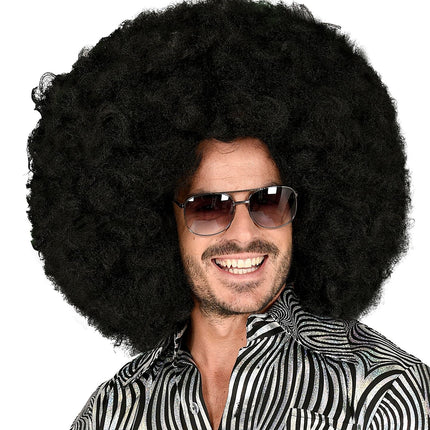 Sort Maxi Afro-paryk