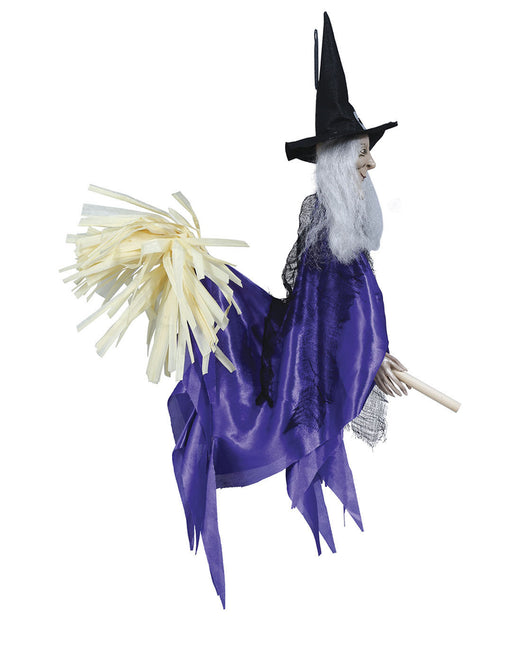 Halloween-dukke heks 60 cm
