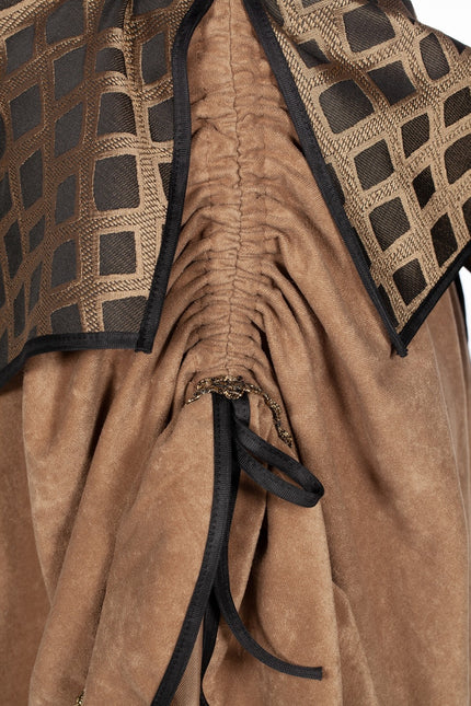 Piratkjole brun til damer