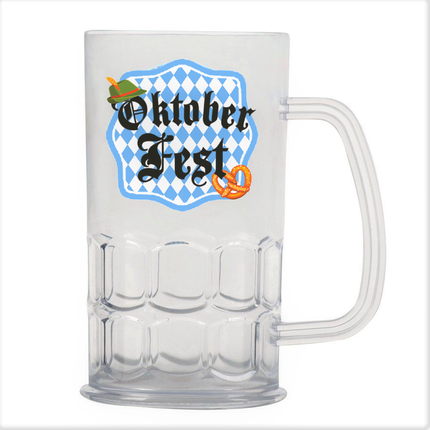 Oktoberfest-ølkande i plast 400 ml
