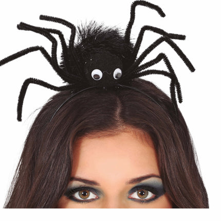 Sort hårbånd Edderkop