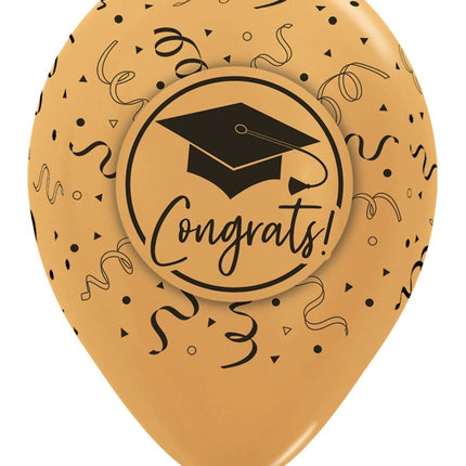 Balloner Congrats Graduation Mix 30cm 25stk