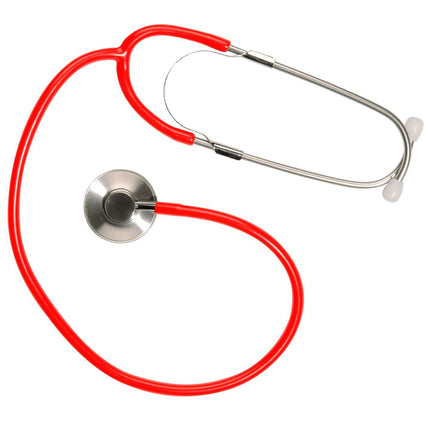 Læge-falsk stetoskop rød