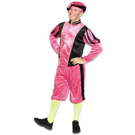 Pietenpak Velours Pink/Sort