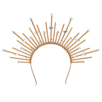 Guld sølv hårbånd Apollo