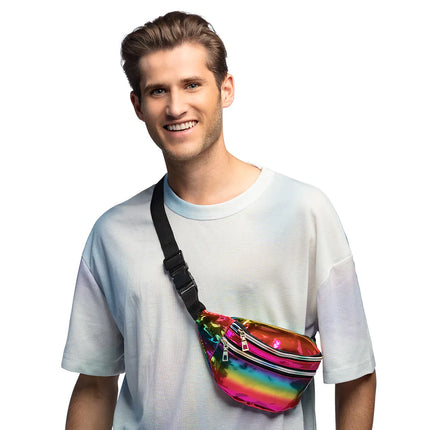 Rainbow Hip Bag Holographic