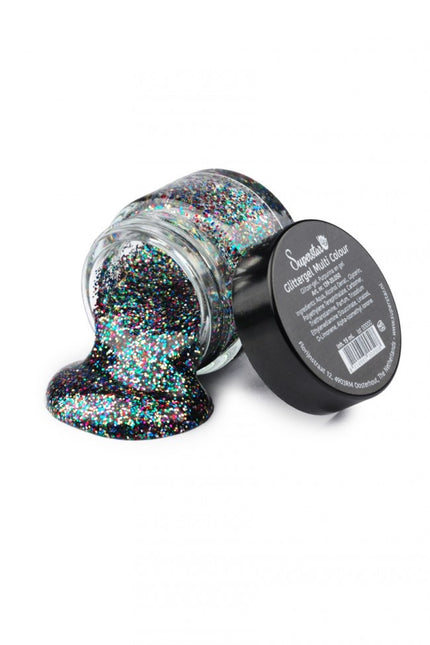 Farvet glittergel
