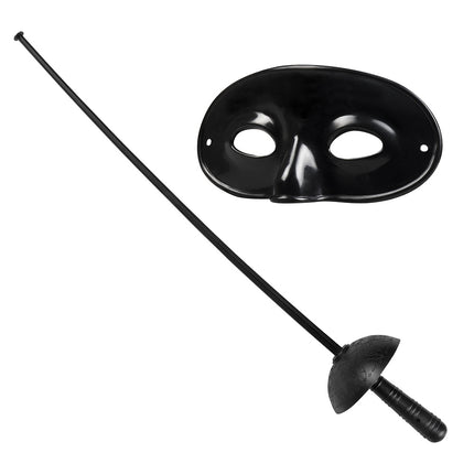 Kostumesæt Zorro barn 60 cm 2 dele
